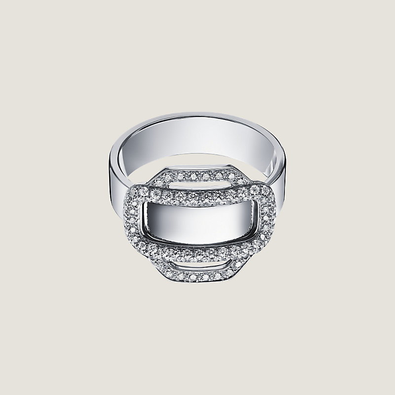 Attelage d'Or ring, small model | Hermès USA